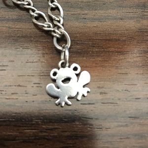 Retired James Avery frog charm